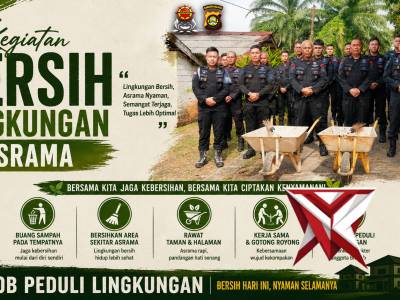 BERSIH LINGKUNGAN ASRAMA PROGRAM BELIDA - PoliceTube
