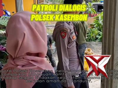 PATROLI DIALOGIS POLSEK KASEMBON