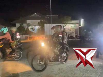 Kegiatan patroli gabungan TNI POLRI dalam rangka cipta kondisi kamtibmas di kabupaten MBD