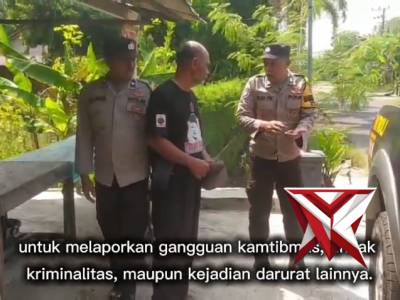 Polsek Kendal melaksanakan sosialisasi Call Center 110 apabila mengalami maupun mengetahui adanya ga - PoliceTube