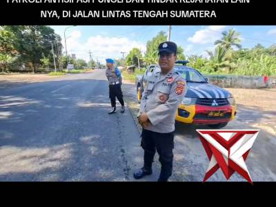 patroli personil polsek martapura