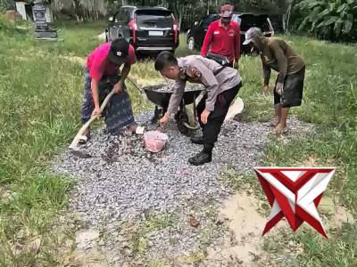 POLRES OKI HADIR AMAN BAE