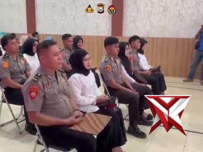 Sdm polres haltim melaksakan sidang bp4r personil polres haltim yg mau laksanakan pernikahan - PoliceTube