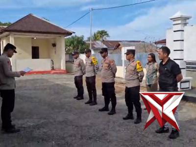 Giat apel pagi personel polsek tepa
