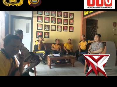 AJ 5. Bincang santai Kapolsek Tanjung Agung bersama para PS. Kanit?
