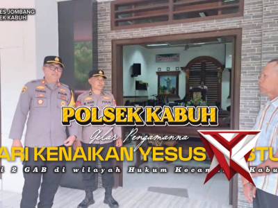 Polsek kabuh melaksanakan pam digeraja GAB dan GPDI