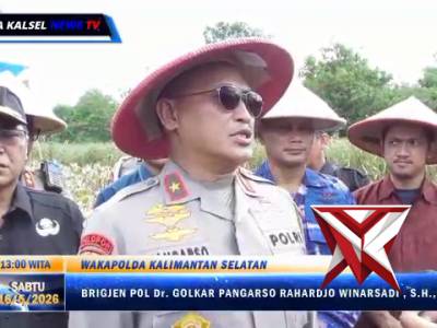Panen raya jagung kuartal II Polda Kalsel