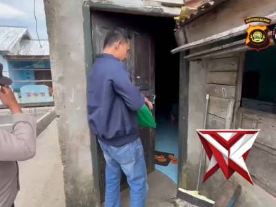 Giat Bansos Polsek Pemulutan kepada warga yang kurang mampu