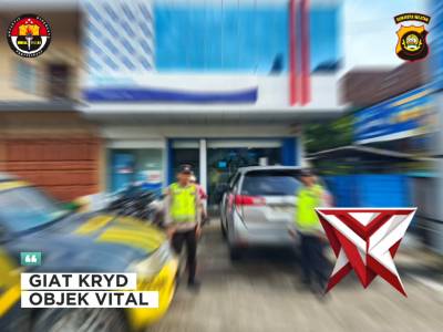 GIAT KRYD OBJEK VITAL POLSEK CEMPAKA