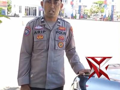 Giat monitoring dan patroli situasi SPBU, jumlah stok dan antrian di wilayah hukum Polsek M.Beliti61 - PoliceTube