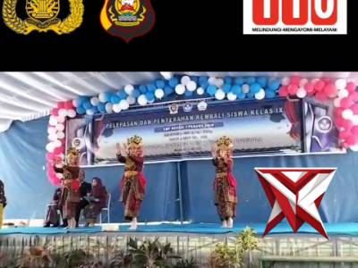 BZ  13.Bhabinkamtibmas Hadiri Pelepasan Siswa Kelas IX SMPN 1 Panang Enim ?????