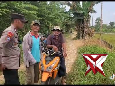 Kanit binmas sambang desa sampaikan pesan kamtibmas
