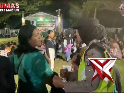 Malam Minggu Makin Aman! Polwan Presisi Siaga di Pusat Keramaian PG Pagotan