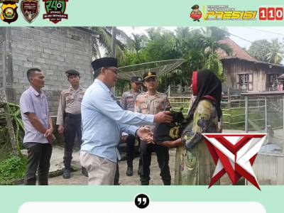 Hadir tidak hanya untuk menjaga keamanan, tetapi juga berbagi kepedulian