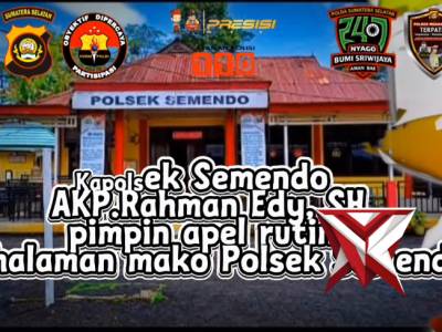 Giat kepolisian Polsek Semendo Polres Muara Enim Polda SumSel - PoliceTube