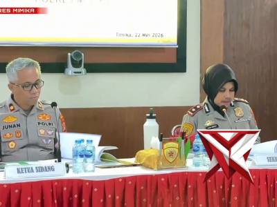 Sidang BP4R Polres Mimika