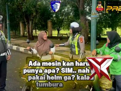 PENGARAHAN DARI SATLANTAS POLRES MUBA (SM13)