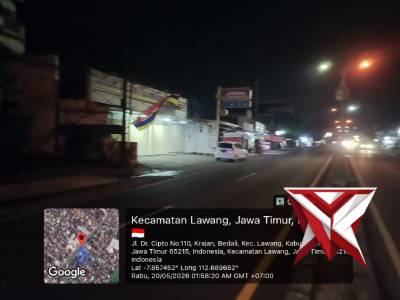 Anggota Unit Sabhara Polsek Lawang laksanakan kegiatan rutin Patroli blue light di Daerah Lawang