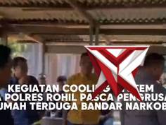 wakapolres rohil melaksanakan cooling system di wilkum polsek rantau kopar - PoliceTube
