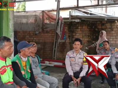 Sapa Humanis Polsek Lawang Kidul kepada Warga