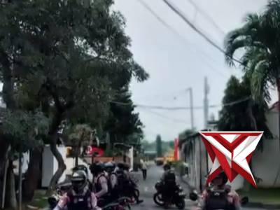 Latihan Peningkatan Kemampuan Pengurai Massa Polres Madiun