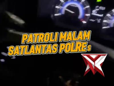 PATROLI MALAM SAT LANTAS POLRES OKI