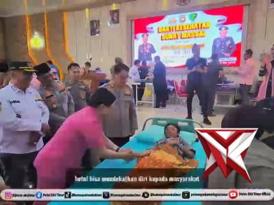 GIAT SUNAT MASSAL POLRES OKU TIMUR DALAM RANGKA HUT BHAYANGKARA KE-80 - PoliceTube