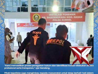 Sebanyak 16 kantong jenazah korban kecelakaan maut antara Bus ALS dan Truk Tangki di Jalinsum Murata