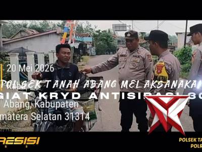 KEGIATAN PERSONIL POLSEK TANAH ABANG