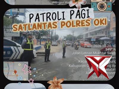 Polres OKI hadir