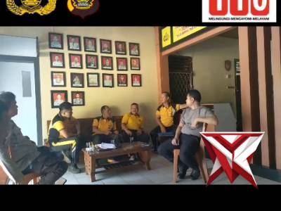 HK 13. Bincang santai Kapolsek Tanjung Agung bersama para PS. Kanit?