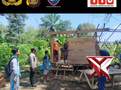 BDH 1. Bhabinkamtibmas Dampingi Survey Bedah Rumah HUT Bhayangkara