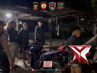Cegah balap liar dan tauran pemuda bengkel motor jalan teladan sat samapta SM3