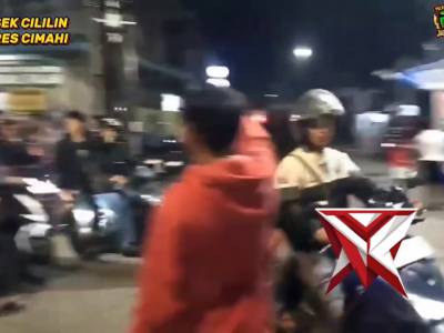 Kapolsek Cililin Iptu Isman Rusmandijanto bersama personel Polsek Cililin melaksanakan kegjatan Peng