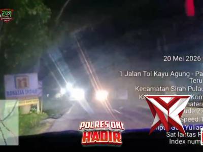 Patroli Sore Piket Lantas Polres Oki