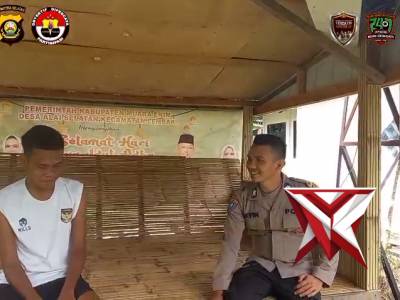 GIAT SAMBANG BHABINKAMTIBMAS POLSEK LEMBAK POLRES MUARA ENIM