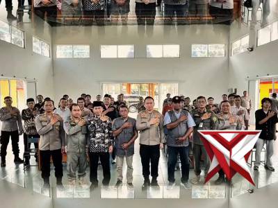 Sambangi Satkamling Kalurahan Bandung, Kapolres Gunungkidul Ajak Warga Perkuat Sinergitas