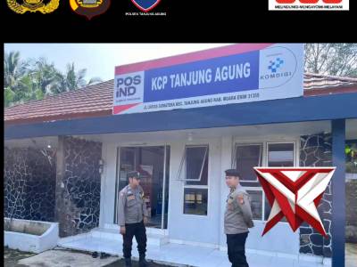 AZA 8.Patroli dialogis Polsek Tanjung Agung di Kantor Pos, memastikan Tanjung Agung tetap aman! ??