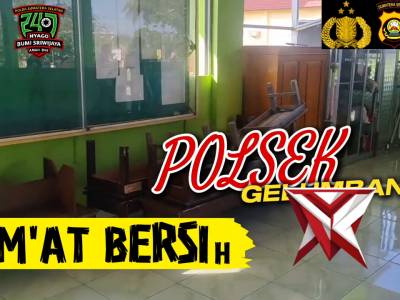 POLSEK GELUMBANG~Giat Jum'at Bersih dan Jum'at Religi - PoliceTube