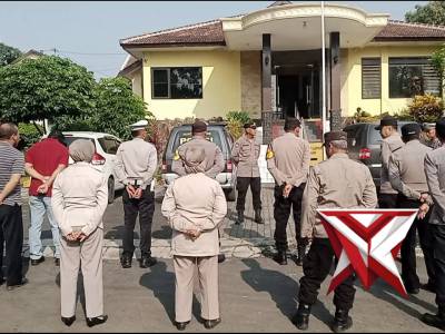 Pada Hari Jumat 22 Mei 2026 anggota Polsek Lawang laksanakan kegiatan rutin Apel Pagi di Mapolsek - PoliceTube