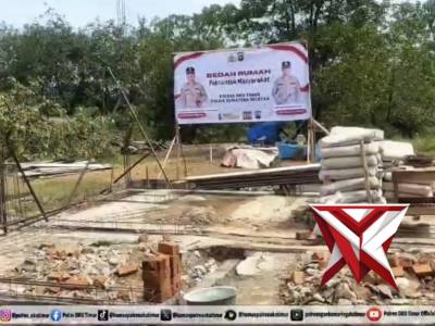 Bedah rumah di BP.peliung Polri untuk masyarakat