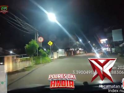 PATROLI SUBUH SATLANTAS POLRES OKI