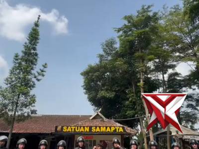 Personel Samapta Polres Cimahi yang dipimpin oleh Kasat Samapta - AKP TAUFIK, S.H. melaksanakan Peng