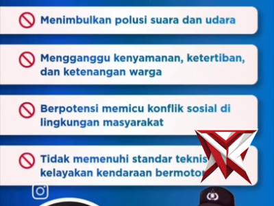 korbinmas_baharkam_polri Sobat Binmas, knalpot brong sering dianggap keren dan jadi simbol gaya berk