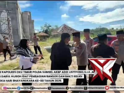 Bakti Sosial Polres Oku Timur