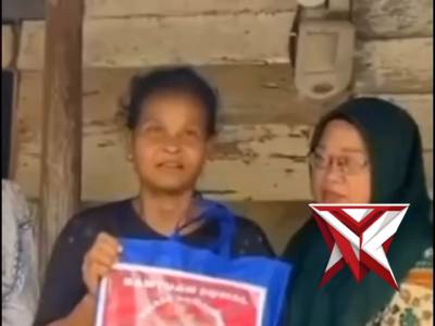 Bantuan sosial Sat Reskrim Polres OKU Timur Dalam rangka HUT Bhayangkara le 80 - PoliceTube