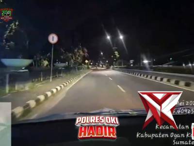Patroli sore satlantas Polres oki