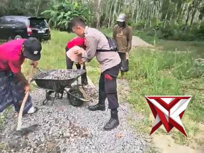 POLRES OKI HADIR AMAN BAE