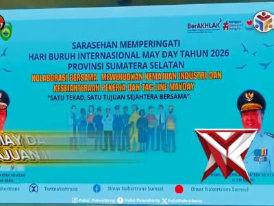 Sinergi May Day 2026 Sumsel, Dorong Kemajuan Industri dan Pekerja