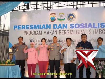 Kapolres Kediri Resmikan SPPG 3 Polres Kediri Cab. Kandat Perluas Layanan Gizi Masyarakat.